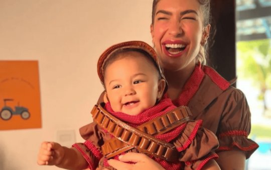 Filha de Lore Improta e Leo Santana dança 'Cria da Ivete' e viraliza nas redes