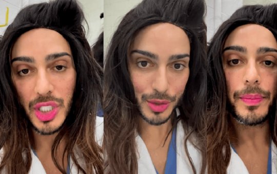 Obstetra usa peruca e se maquia para atender gestante após ataques homofóbicos