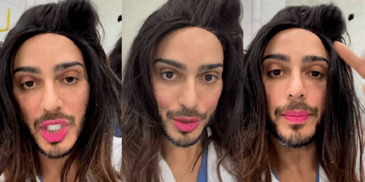 Obstetra usa peruca e se maquia para atender gestante após ataques homofóbicos