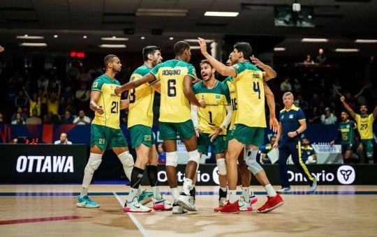 Brasil vence Alemanha na estreia pela Liga das Nações de vôlei