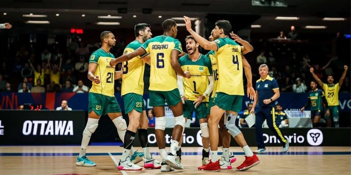 Brasil vence Alemanha na estreia pela Liga das Nações de vôlei