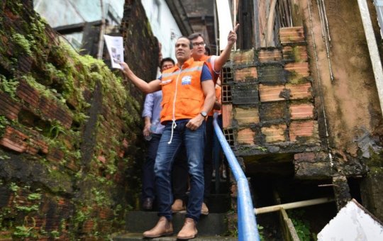 Prefeitura vistoria áreas de risco com sistema de alarme em Cajazeiras