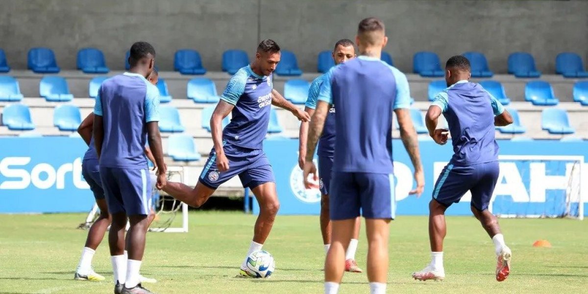 Bahia encerra treinamentos para receber o Cruzeiro pela Série A