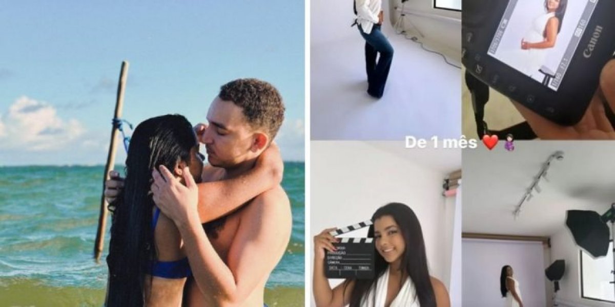 Namorada de João Gomes mostra barriga de grávida em ensaio fotográfico