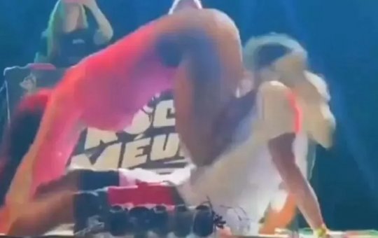 Homem tem braço deslocado após levar 'surra de bunda' em show no Pará