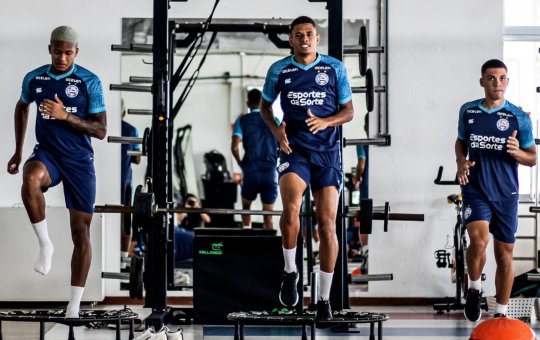 Bahia se reapresenta e conta com retorno de Marcos Victor, que treina no campo
