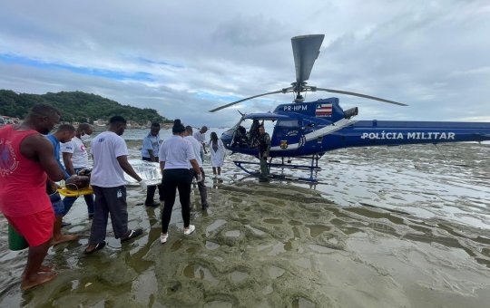Vítima de AVC, paciente é resgatado pelo Graer em 10 minutos em Ilha de Maré