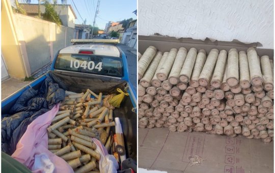 Polícia fecha fábrica clandestina de espadas juninas em Cruz das Almas