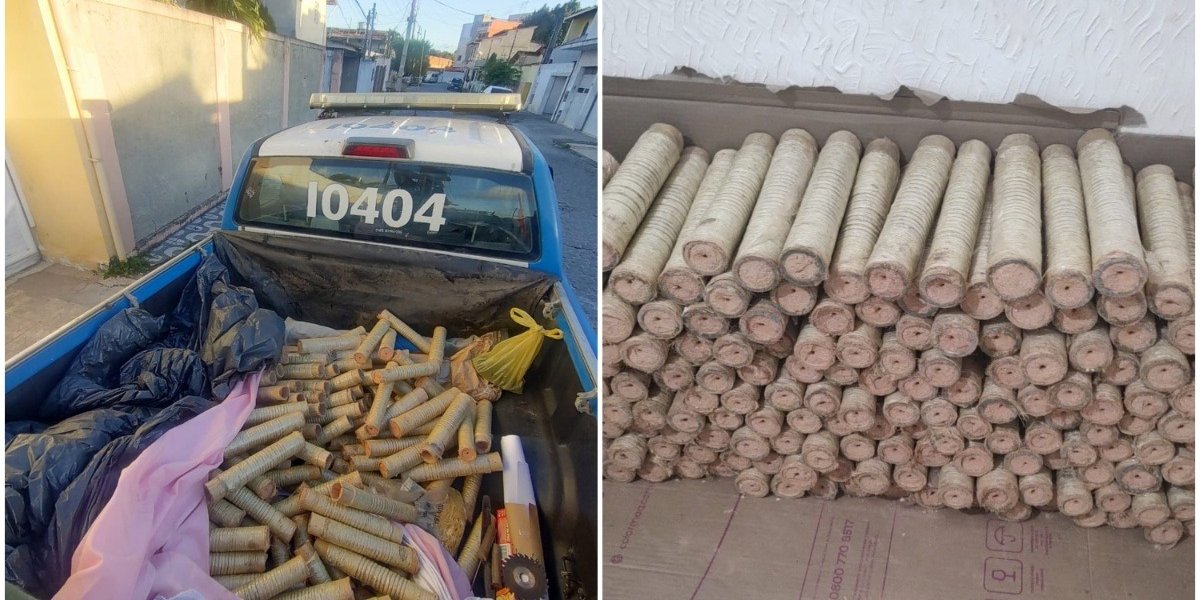 Polícia fecha fábrica clandestina de espadas juninas em Cruz das Almas