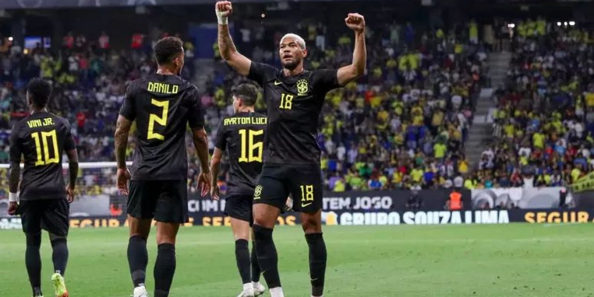 Brasil goleia Guiné por 4 a 1 em amistoso contra racismo na Espanha