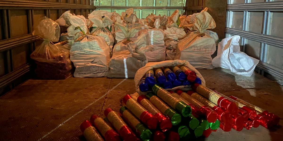 Polícia Militar já apreendeu mais de 4 mil artefatos explosivos irregulares