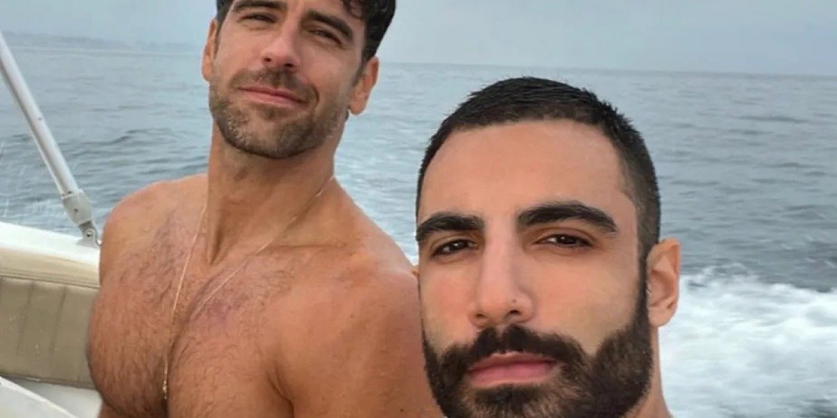 Marcos Pitombo engata namoro com diretor de marketing Iasser Hamer Kaddourah