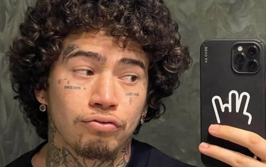 Whindersson Nunes relata 'reprovação' na Irlanda por tatuagens no rosto