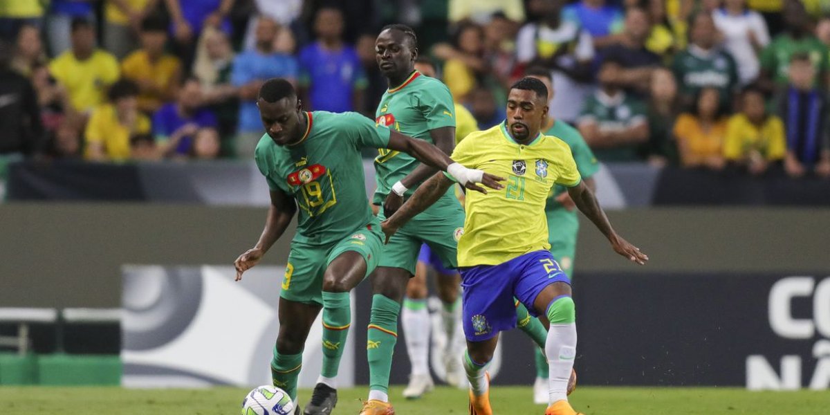 Brasil leva virada de 4 a 2 em amistoso contra Senegal