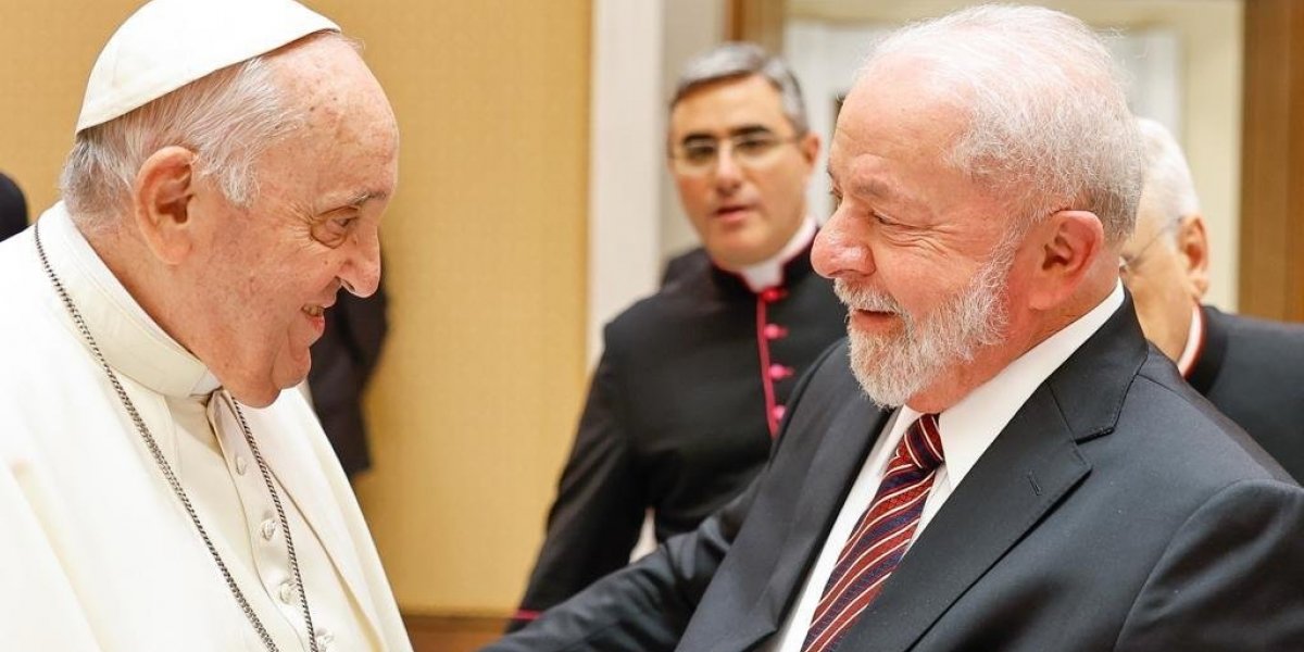 Lula e papa Francisco se encontram no Vaticano