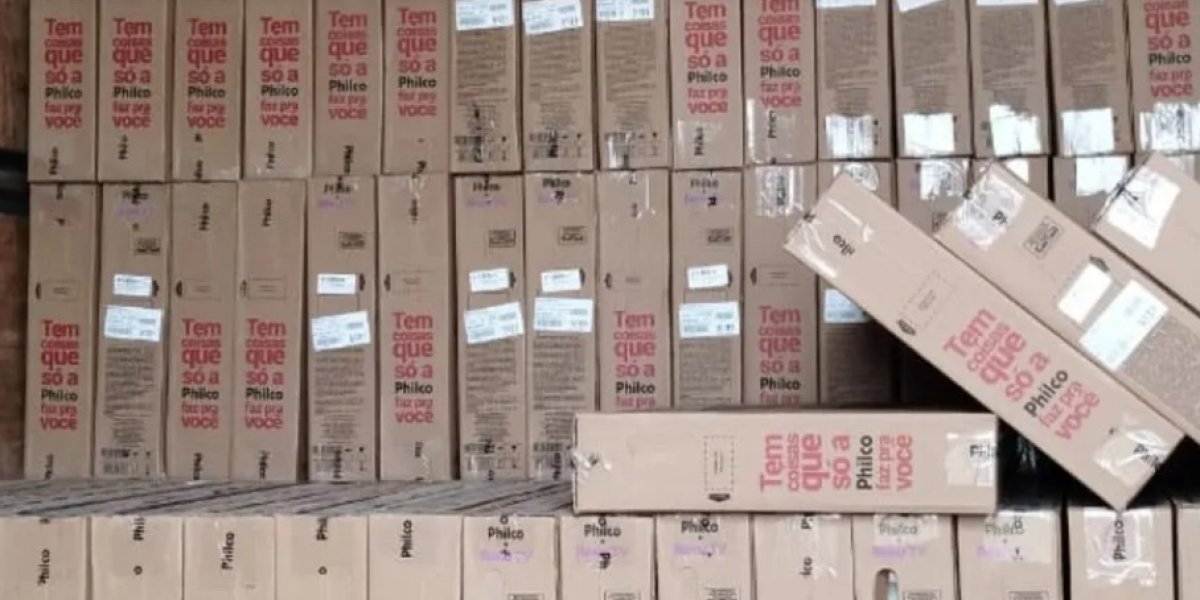 PM recupera carga de televisores roubado em Simões Filho