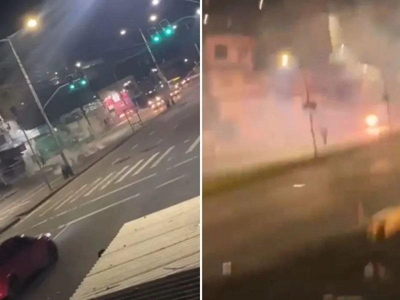 Guerra de fogos quase provoca interdição na Avenida San Martin