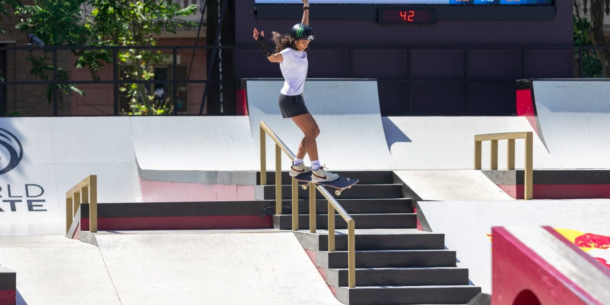 Skate street: Rayssa, Pâmela e Gabi avançam à semi do Pro Tour de Roma