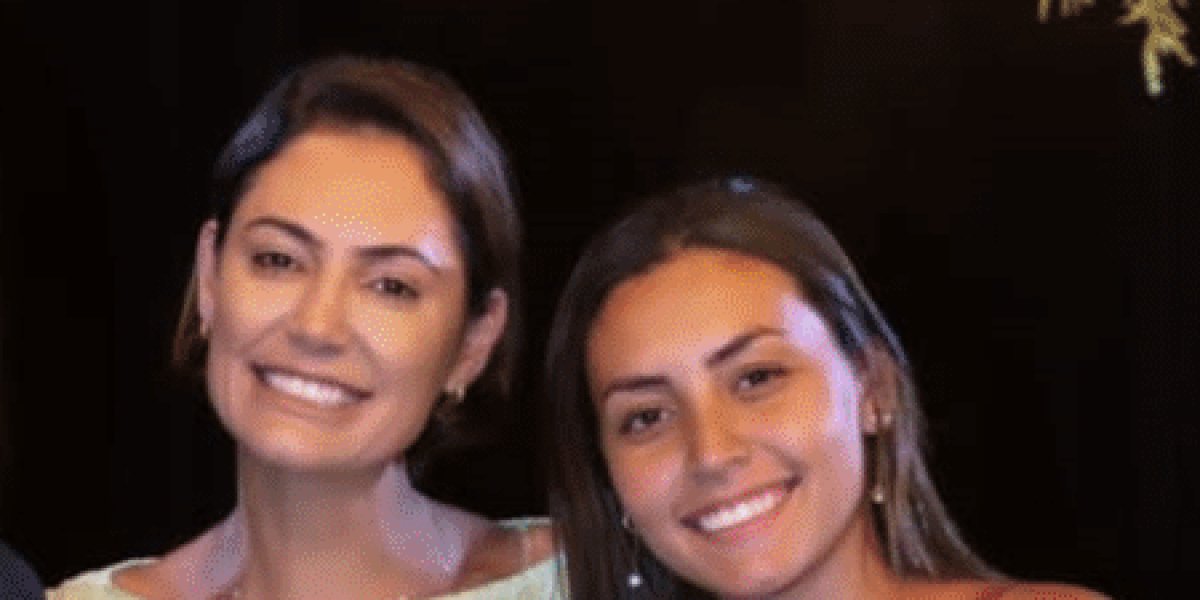 Michelle Bolsonaro anuncia que sua filha mais velha, Letícia, vai se casar