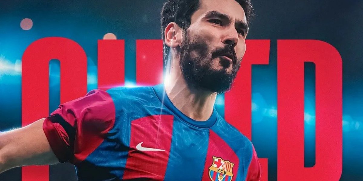 Barcelona anuncia a contratação do meio-campista Gundogan, ex-Man City