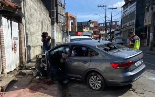 Homem sem CNH é preso após atropelar duas pessoas em Fazenda Grande do Retiro 