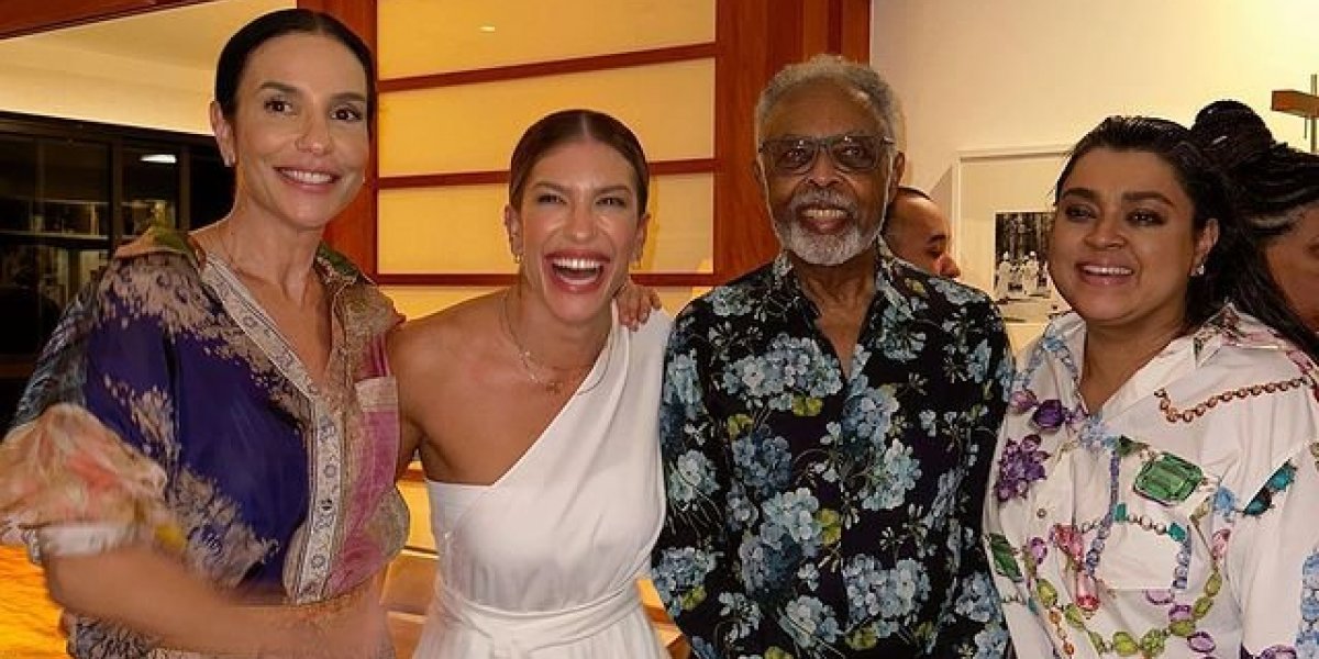 Gil comemora 81 anos em festa com amigos e familiares em Salvador