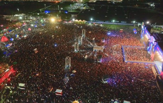 São João da Bahia registra 1,5 milhão de visitantes e quase R$ 1,6 bi de receita