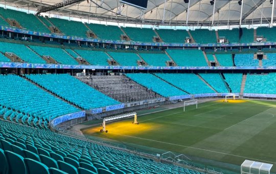 Remoção das cadeiras do setor Norte da Fonte Nova é iniciada de maneira gradual