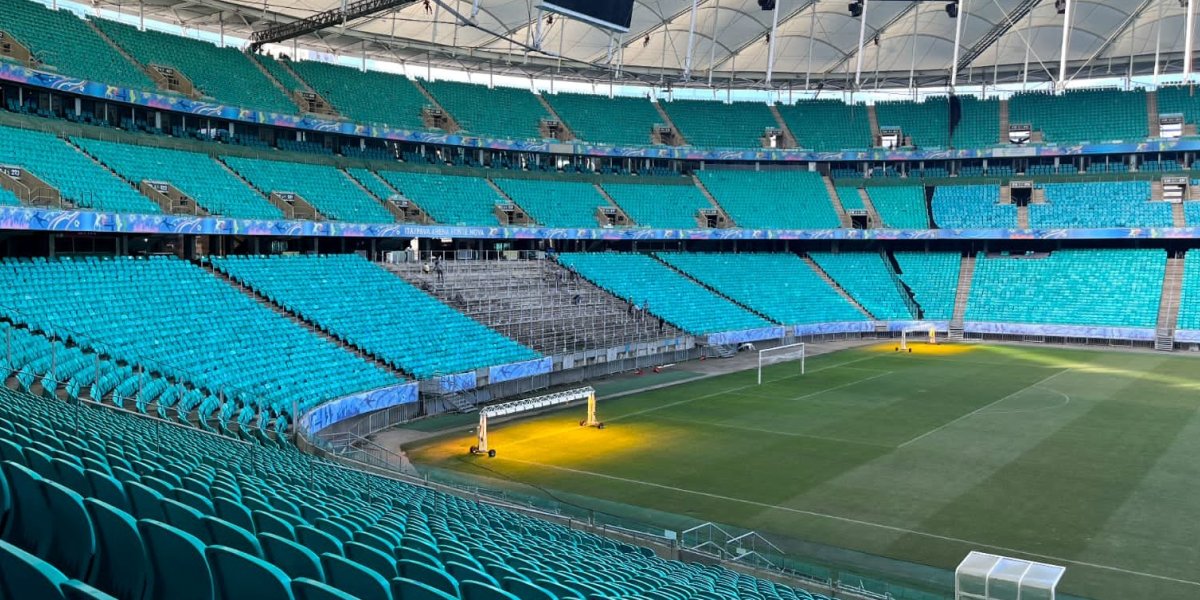Remoção das cadeiras do setor Norte da Fonte Nova é iniciada de maneira gradual