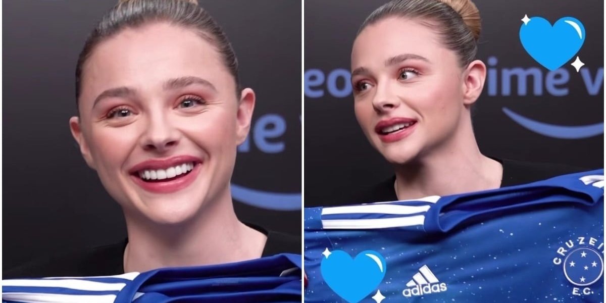Chloë Moretz, atriz internacional, revela ser torcedora do Cruzeiro