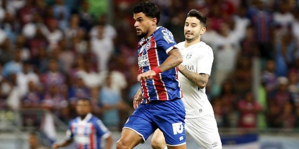 Bahia leva gol nos acréscimos e perde de 2 a 1 do Grêmio na Fonte Nova