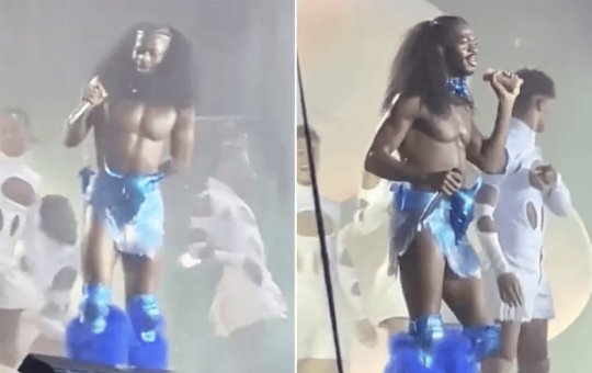 Rapper Lil Nas X é atingido por brinquedo sexual durante show na Suécia