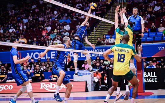 Brasil perde para Itália na abertura da 3ª semana da Liga das Nações