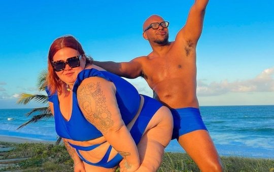 Thais Carla nega boato de que paga marido para ficar com ela: 'Absurdo'