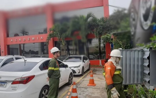 Academia é flagrada furtando energia em Vilas do Atlântico