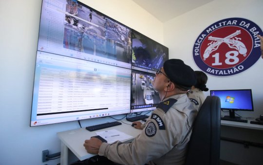 Câmeras da SSP ajudam a prender grupo de assaltantes no Centro de Salvador