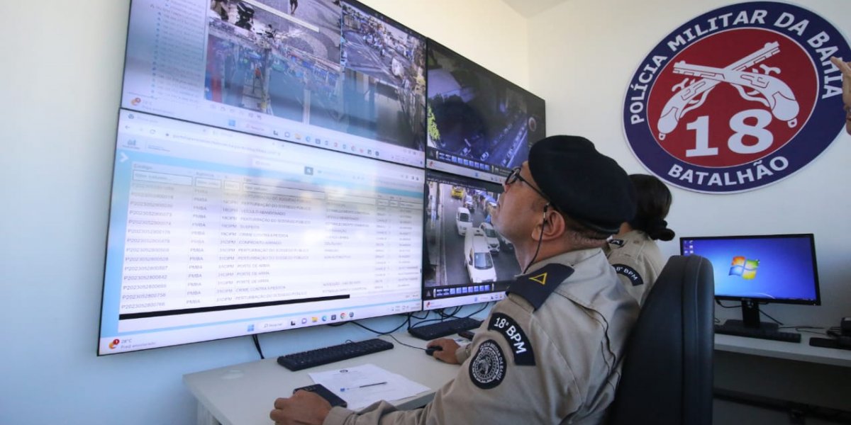 Câmeras da SSP ajudam a prender grupo de assaltantes no Centro de Salvador