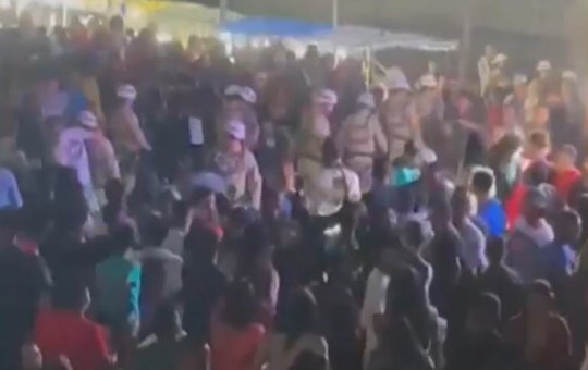 PM é agredido com soco no rosto durante festa no interior da Bahia