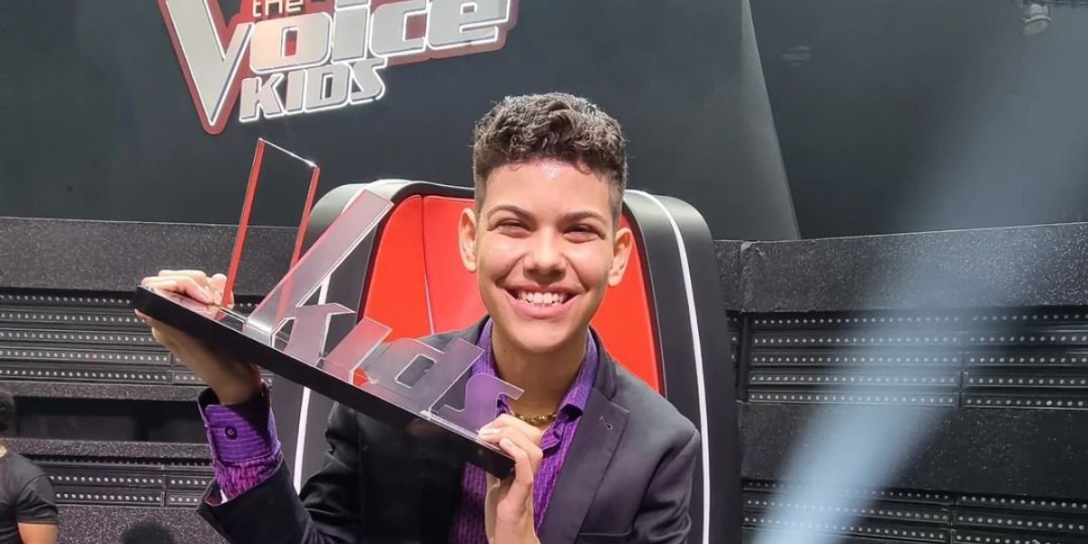 Baiano Henrique Lima é campeão do 'The Voice Brasil Kids'