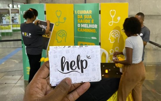 Estação de metrô da Lapa recebe o ‘Cantinho do desabafo’