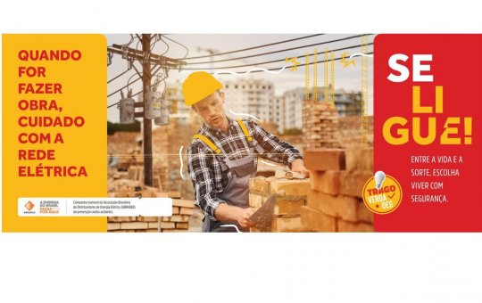 Campanha alerta para prevenção de acidentes com a rede elétrica