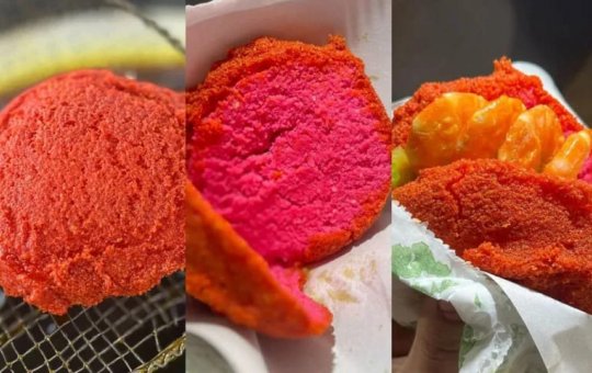 Baiana entra na brincadeira com lançamento do filme Barbie e vende acarajé rosa