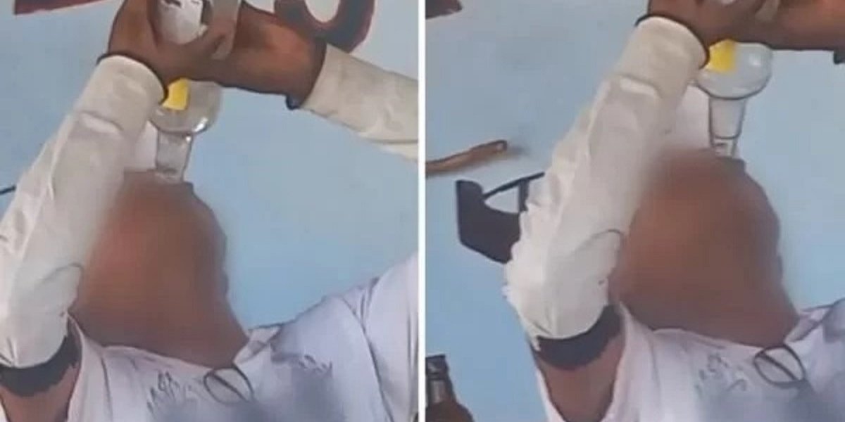 Homem morre após tomar 1 litro de pinga em aposta