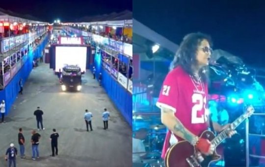 Sem público, Luiz Caldas faz abertura do Fortal; veja vídeo