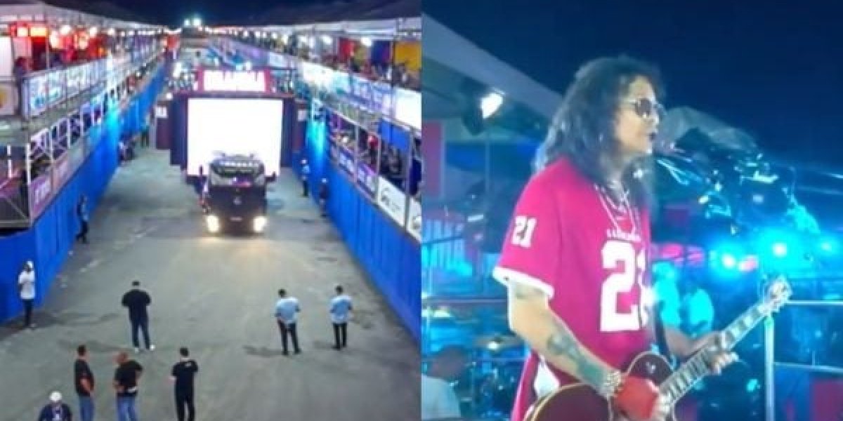 Sem público, Luiz Caldas faz abertura do Fortal; veja vídeo