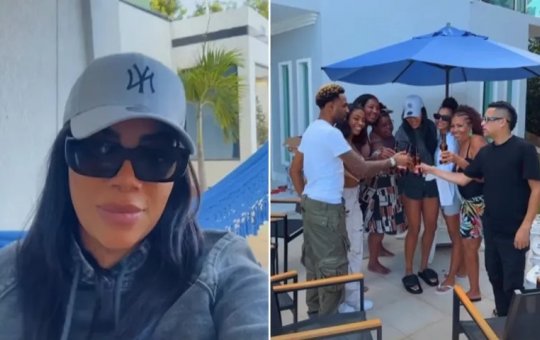 Ludmilla fica em suíte exclusiva e aluga mansão para família em Salvador