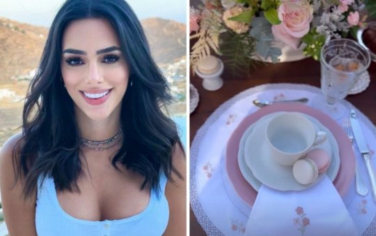 Bruna Biancardi, grávida de Neymar, ganha chá de bebê surpresa