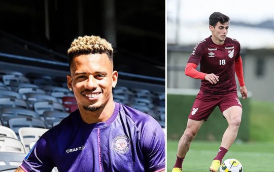 Rafael Ratão e Léo Cittadini desembarcam em Salvador para assinar com o Bahia