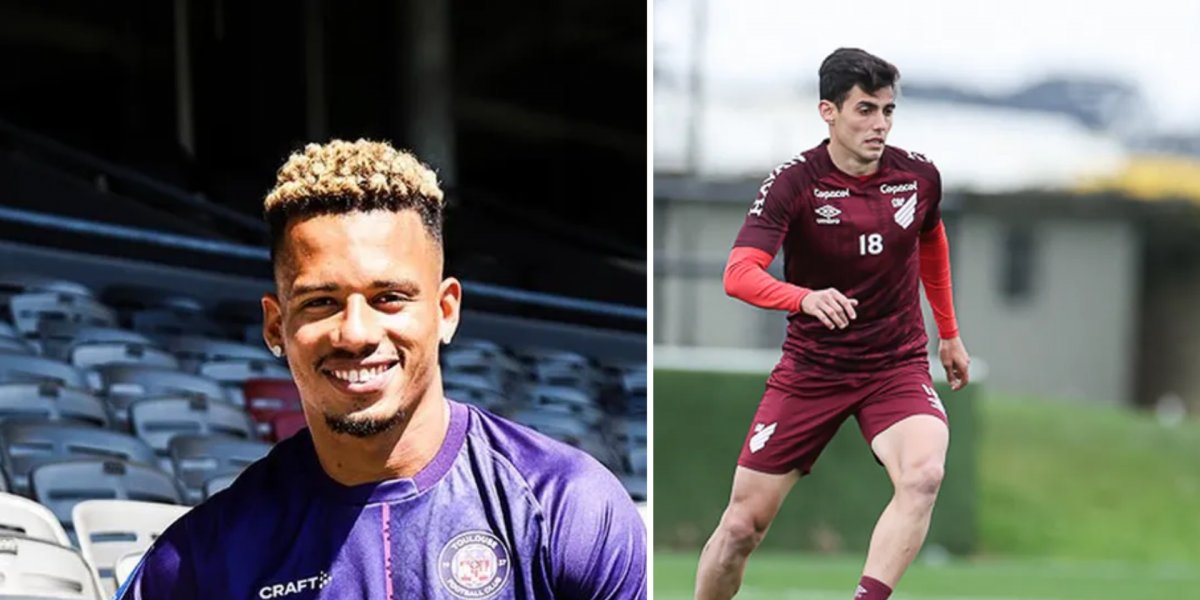 Rafael Ratão e Léo Cittadini desembarcam em Salvador para assinar com o Bahia