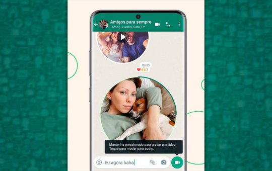 WhatsApp passa a permitir envio de mensagens em vídeos curtos